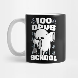 100 days of school featuring a Cute dabbing ghost #4 Mug